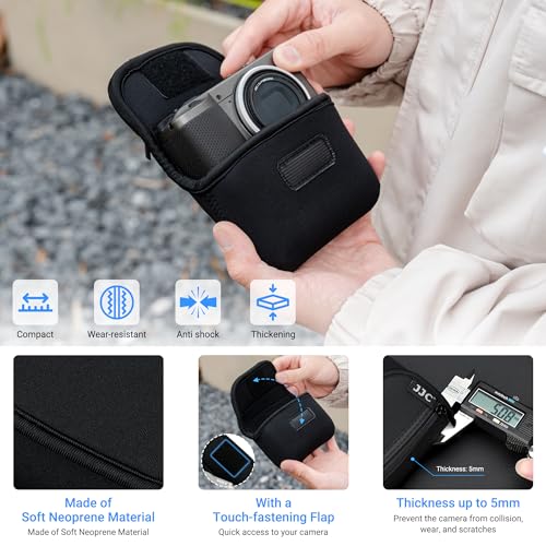 Funda compacta de neopreno para cámara digital miniatura 3