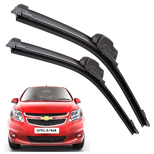 Image of Euro Care Windshield Car Wiper Blades Compatibility With Chevrolet UV-A - Set of 2Pc (D-22,P-15)