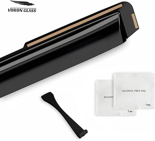 Miniatura 6 de Voron Glass Protectores de lluvia extra duraderos en canal para Jeep Compass 2017-2026, deflectores de ventana, viseras de ventana de ventilación, 4