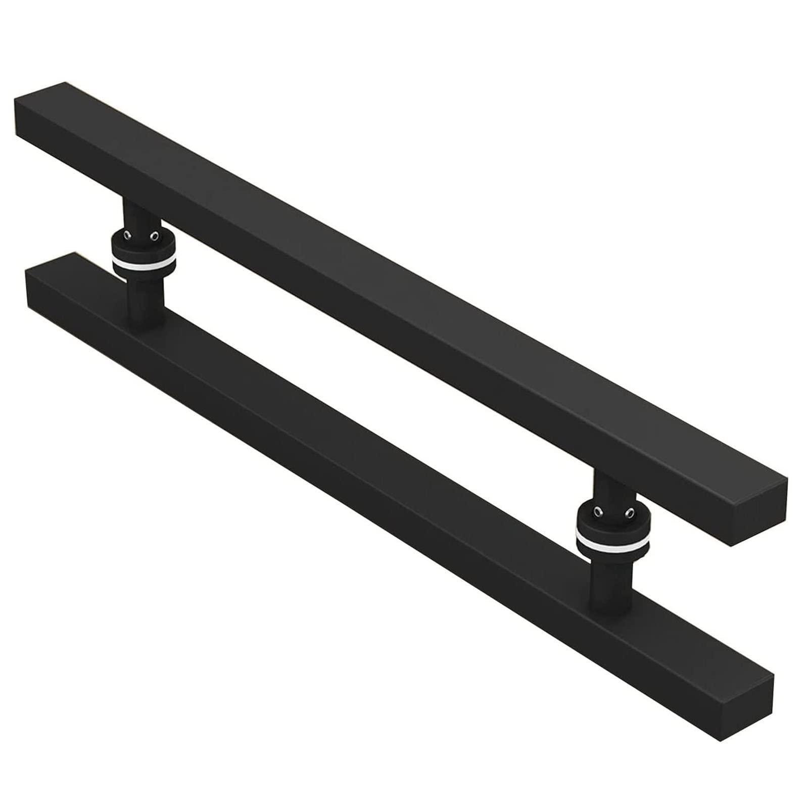 LQZAXSRDR Sliding Barn Door Handle, Stainless Steel Glass Door Handle, Ladder Style, Double Sided, Push Pull, Multiple Sizes(L:80cm(31.4in)/50cm(19.6in))