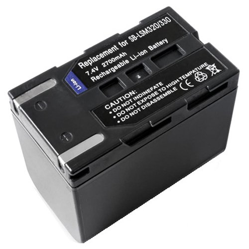 Digital Replacement Camera and Camcorder Battery for Samsung SB-LSM320, SB-LSM160