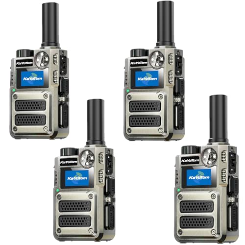 [5000+ Miles Range] Unlimited Range Walkie Talkies 4G LTE Long Range with Nationwide & Global Range...