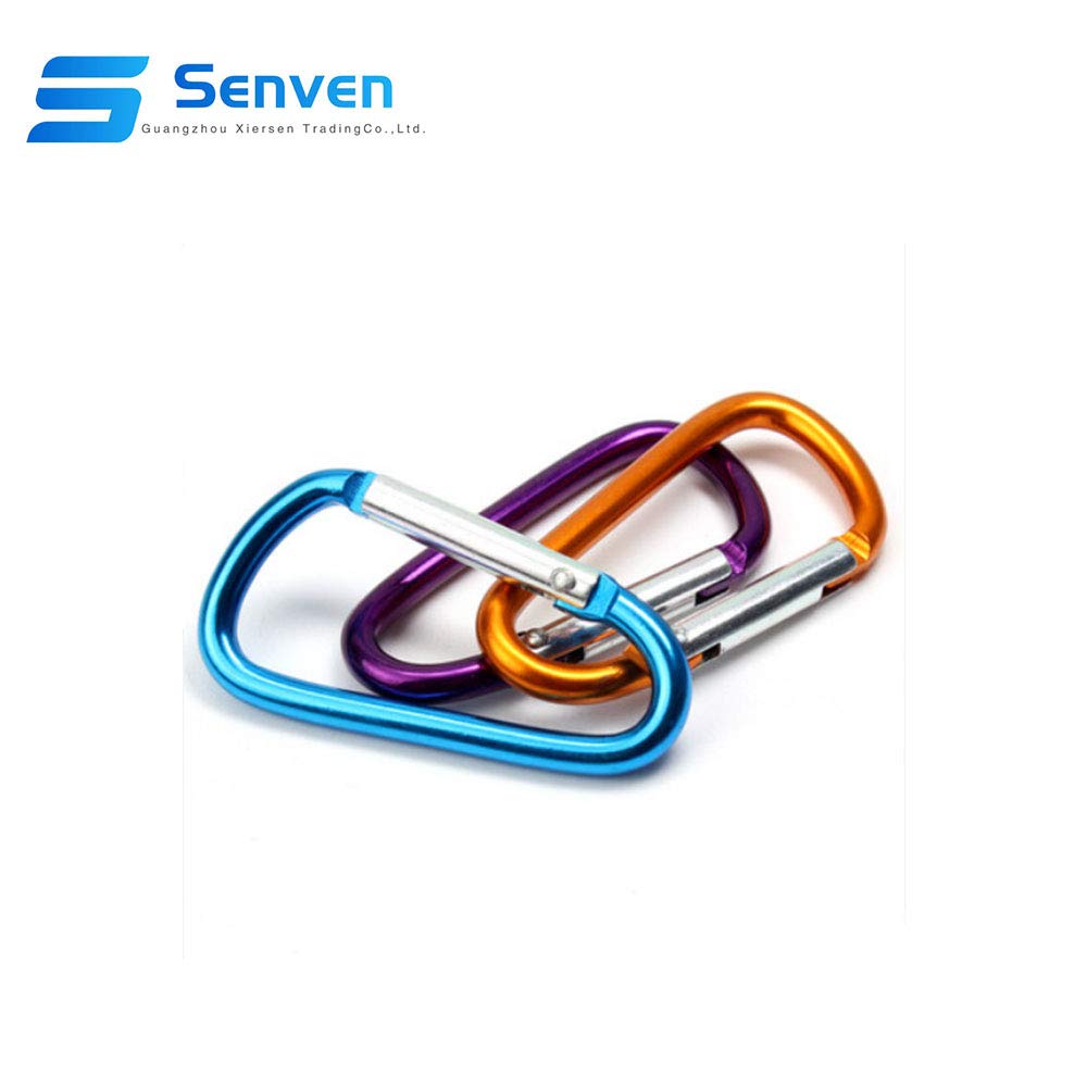 Singing Rock Karabiner -D, Stahl, Schraubverschluss, 12,45