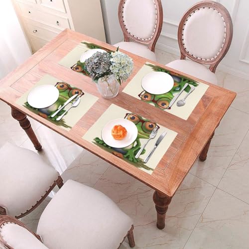 Set de table vinyle antidérapant résistant chaleur lavable 30x45