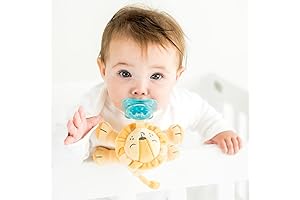 Lion Pacifier Holder: Snuggle, Play, and Never Lose Your Baby's Pacifier Again!