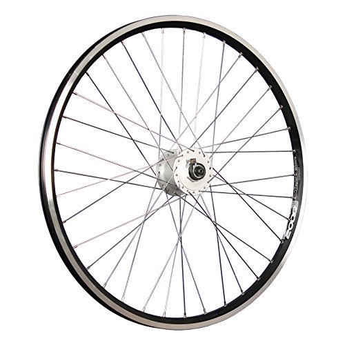 Taylor-Wheels 26 Pulgadas Rueda Delantera Bici ZAC2000 Dinamo buje DH-3N30 Negro Cover