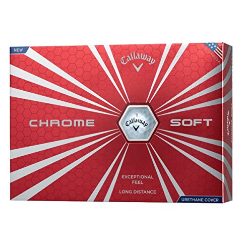 Callaway Chrome Soft Golf Balls, Prior Generation, (One Dozen)