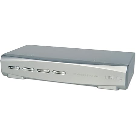 LINDY Switch KVM HDMI Pro Audio USB 3.0, 4 Ports