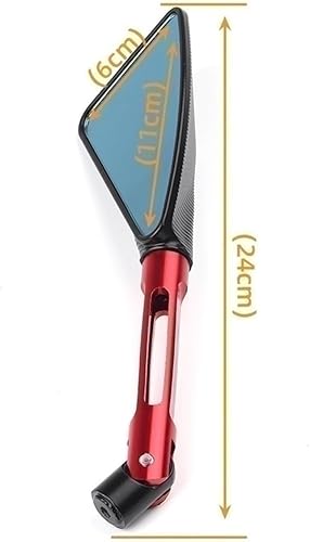 Miniatura 3 de Para Yamaha MT01 MT25 MT03 MT07 MT09 MT10 motocicleta espejo CNC retrovisor lateral (color  verde)