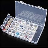 Geeignet zum Aufbewahren von Ohrringen, Halsketten, Perlen, Ringen oder anderem kleinen Schmuck, Nailart, Make-up, Pillen usw.