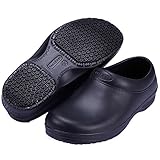 Slip Resistant Chef Shoes Clogs Kitchen Work Shoes SW-05 Unisex Anti-Slip Safety Shoes Black
