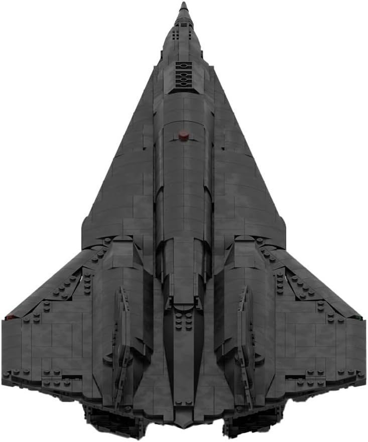 1/35 SR-72 Hypersonic Military Drone Building Kit, Military Series Building Blocks Set MOC-156330 Creative Aircraft for Teen Adults (1540PCS), X38326714QU