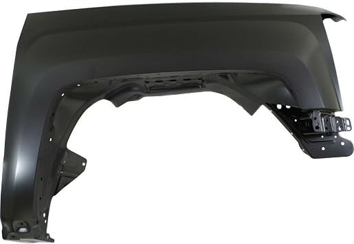 Quarter Panel Front Right Passenger Side Primed Steel Without Molding Holes for Chevy for Silverado 1500 2014-2018 for Silverado 2500HD/3500HD 2015-2018