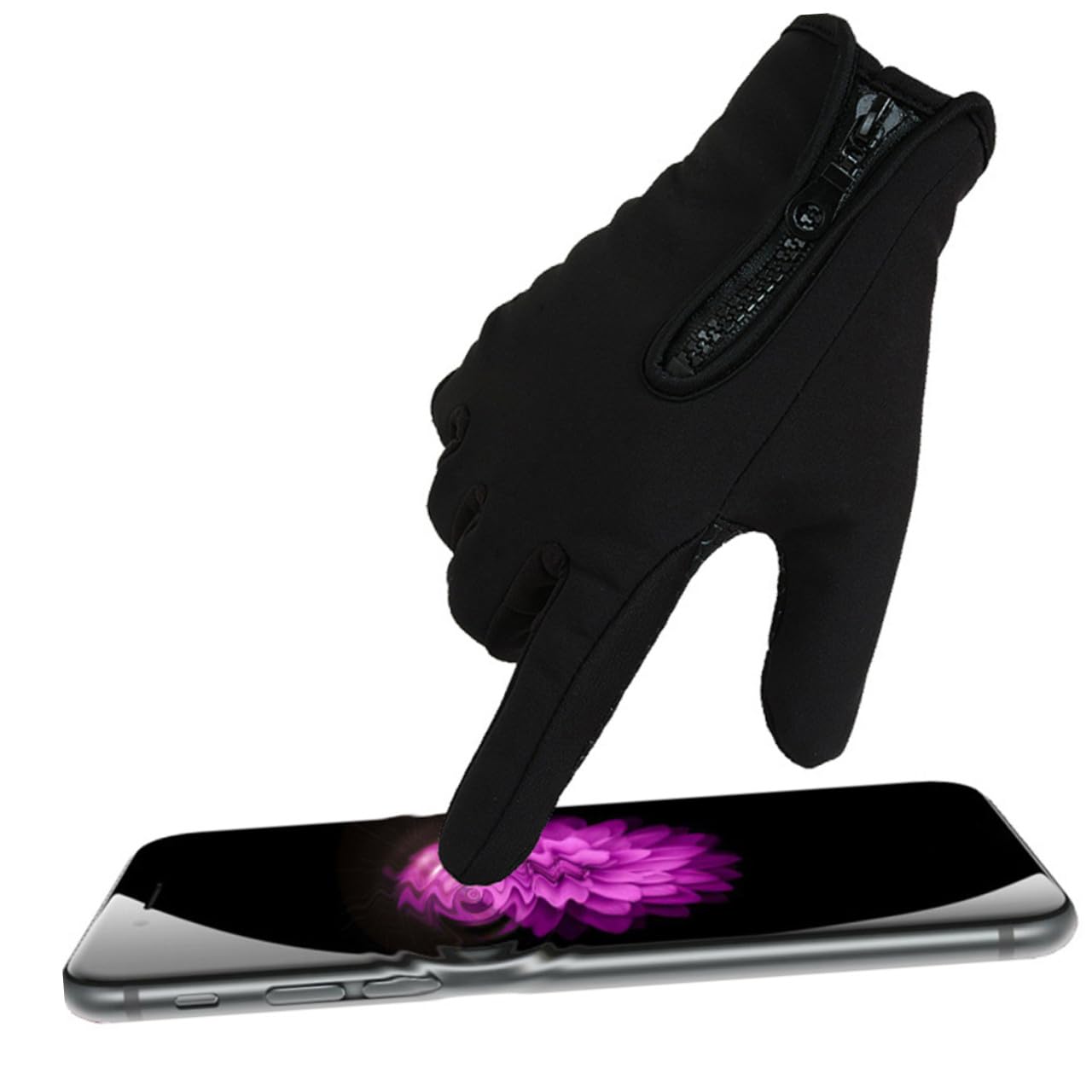 BESPORTBLE 3 Pezzi Guanti Da Donna Touchscreen Antivento Caldi E - Guanti Sportivi Da Uomo Per Attività Con Tempo Freddo