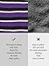 Forony Mens Dress Socks Purple Dress Socks for Men Purple Socks Combed Cotton Size 8-13 One Pair