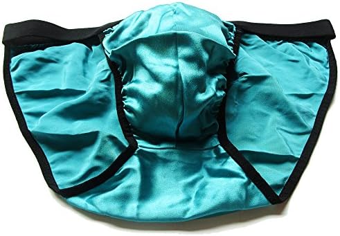 OpenHappiness Men Bikini/Briefs 100% Silk Satin Plain 2pcs Random Color ChinaSize S-5XL(M)