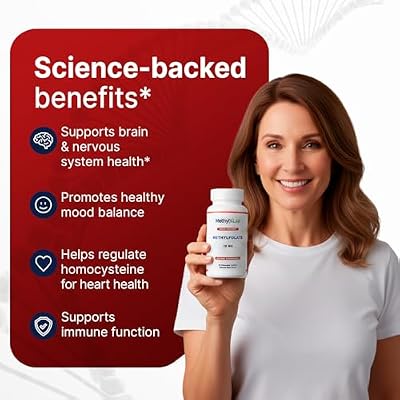 Methyl-Life L-Methylfolate 10 mg - Chewable Active Folate Tablets with ultrapure Form of Cerebrofolate (L-5-MTHF, Calcium) | Vegan, Non-GMO, Gluten-Free | 90 Chewable Tablet