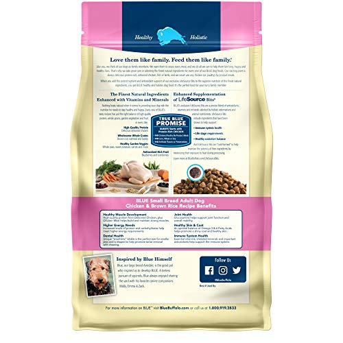 Image of Blue Buffalo Life Protection Formula Natural Adult Small Breed Dry Dog Food, Chicken and Brown Rice 6-lb