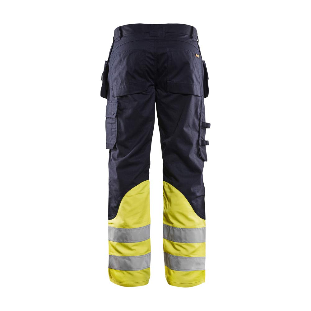 Blaklader 148915128933C152 Multinorm spodnie robocze, granatowe/żółte, rozmiar C152