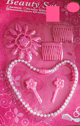 Bavaria Home Style Collection Parure de bijoux pour enfants avec collier, pinces à cheveux, pinces à cheveux, bijoux pour enfants Cover