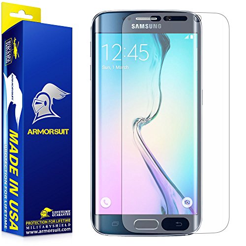 ArmorSuit MilitaryShield Anti-Glare Screen Protector for Samsung Galaxy S6 Edge - [Max Coverage] Anti-Bubble Matte Film