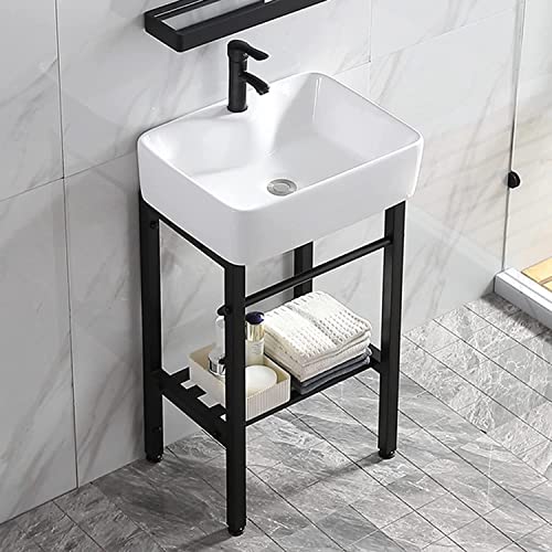 Évier utilitaire en céramique pour éviter les taches : solution avec planche à laver et vidange - 2