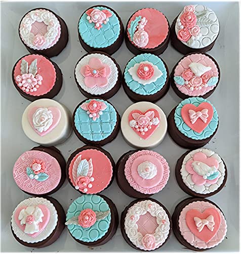Miniatura 4 de Juego De 7 Moldes Para Fondant Y Chocolate, Dulces Y Cupcakes, Arcilla Polimérica, Proyectos De Manualidades