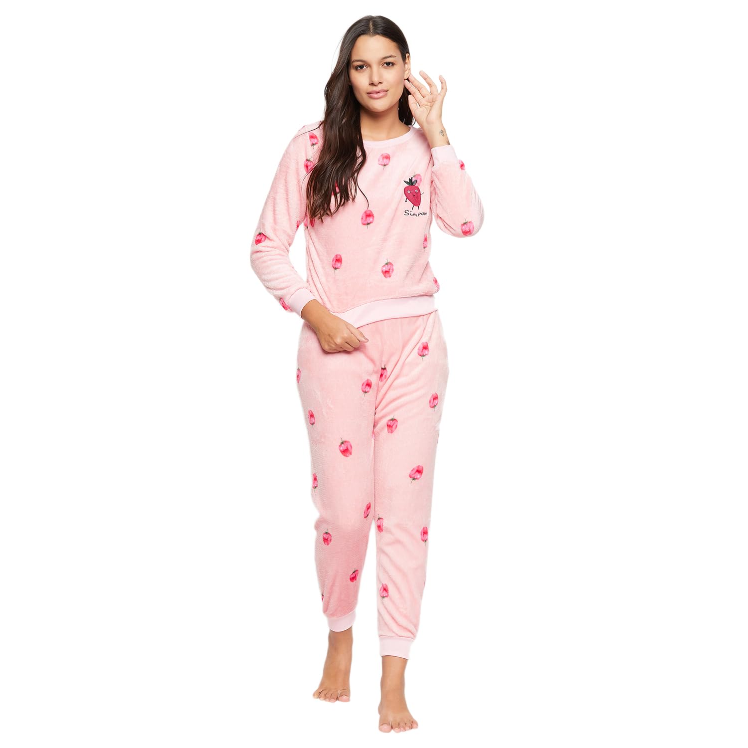 camey Women Printed Winter Full Sleeve Top and Pajama Pant's-picture-31