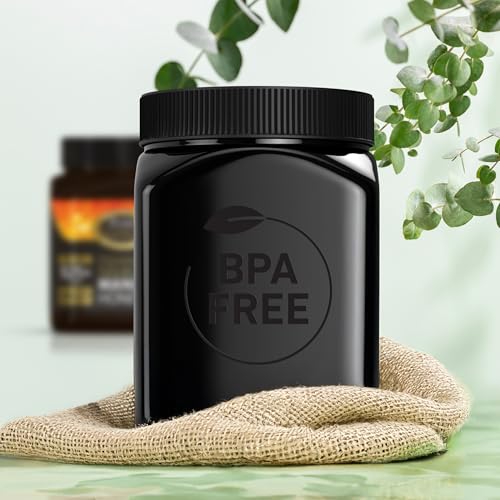Pure Gold Manuka-Honig 525+ 500 g, Honig aus Neuseeland, im Kunststoffbehälter, MBO-zertifiziert und nach MPI-Standards