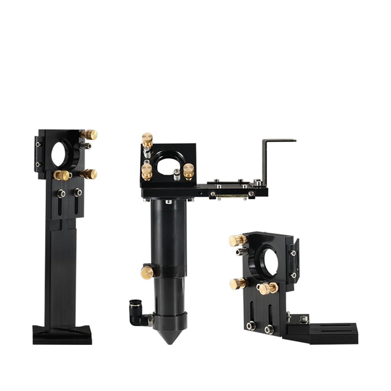 CO2 Laser Head Set Mirror Diameter 30mm and Lens Diameter 25mm Focal Length 63.5&101.6mm for High Power Co2 Laser Head(Laser Head)