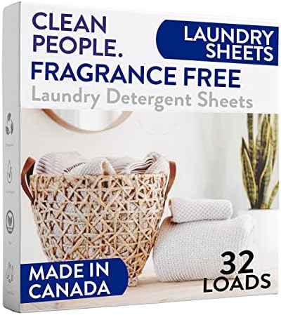 Amazon.com: The Clean People Laundry Detergent Sheets - Laundry Soap ...