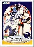 Football NFL 1990 Fleer #97 Chris Doleman #97 NM Vikings