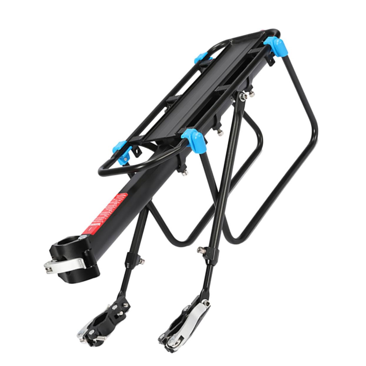 POPETPOP Mountain Bike Rear Rack Accessory Aluminum Alloy Luggage Carrier with Quick-Release Anti-mud Guard
