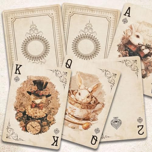 Cartas de Póker Premium con Diseño Artístico Vintage miniatura 2