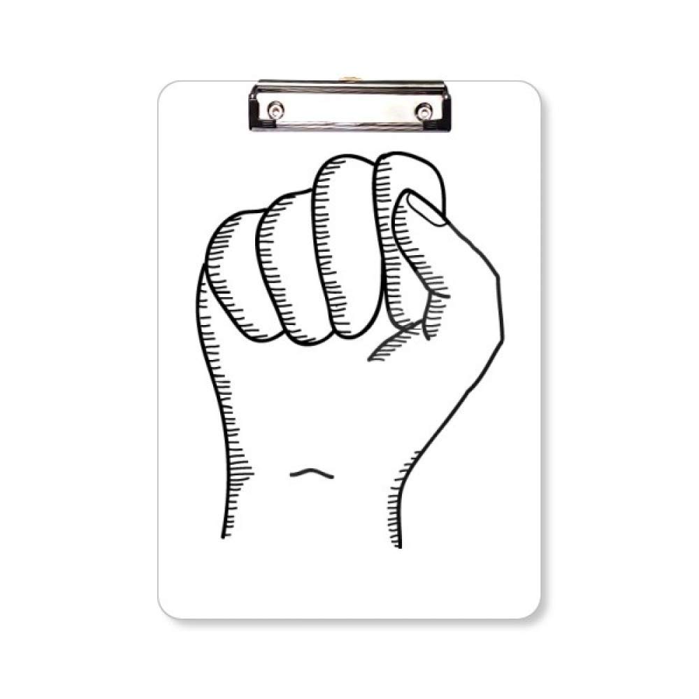 Plaque de support A4 en ligne gestuelle serrée pour dossier de direction - 5