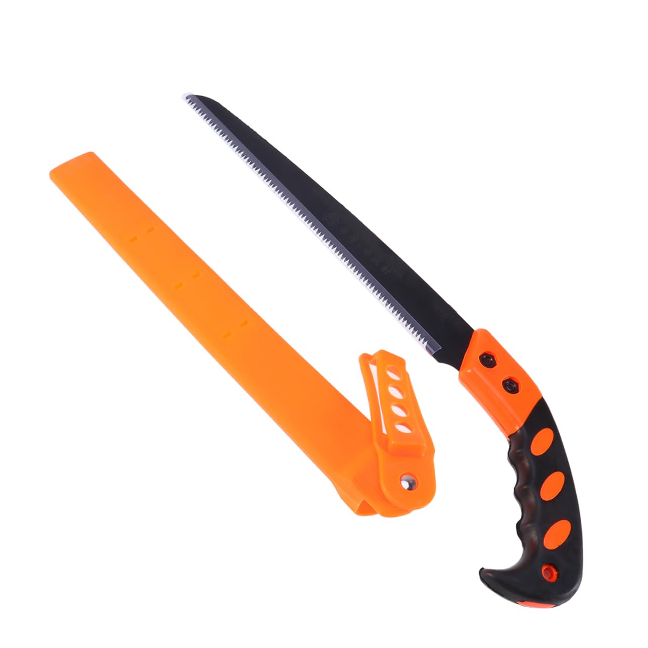 Sosoport Razor Tooth Pruning Saw Hand Saw for Trees Woodworking and Gardening Plastic Grip Waterproof