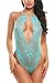 Avidlove Lingerie for Women Teddy One Piece Lace Babydoll Bodysuit (XL, Green)