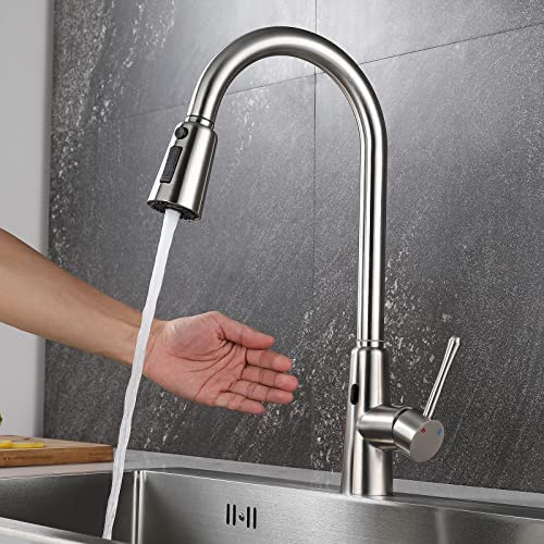 Amazon.co.jp: Cooltensタッチレスキッチン誘導 キッチン用水栓 自動 