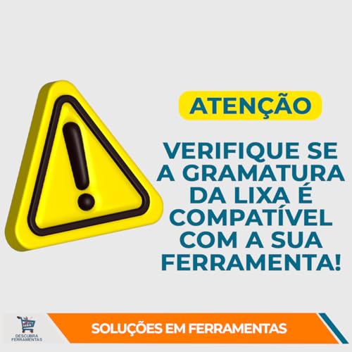 Disco De Lixa Telada Abrasivo 125mm Compel Pacote C/ 6 Unidades Para Lixadeira Orbital P/Massa Corri