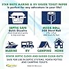 STAR BRITE Marine & RV Grade Toilet Paper – Fast Dissolving, 2-Ply, 4 Mega Rolls (2000 Sheets Total) in Resealable Watertight Pack (071850)