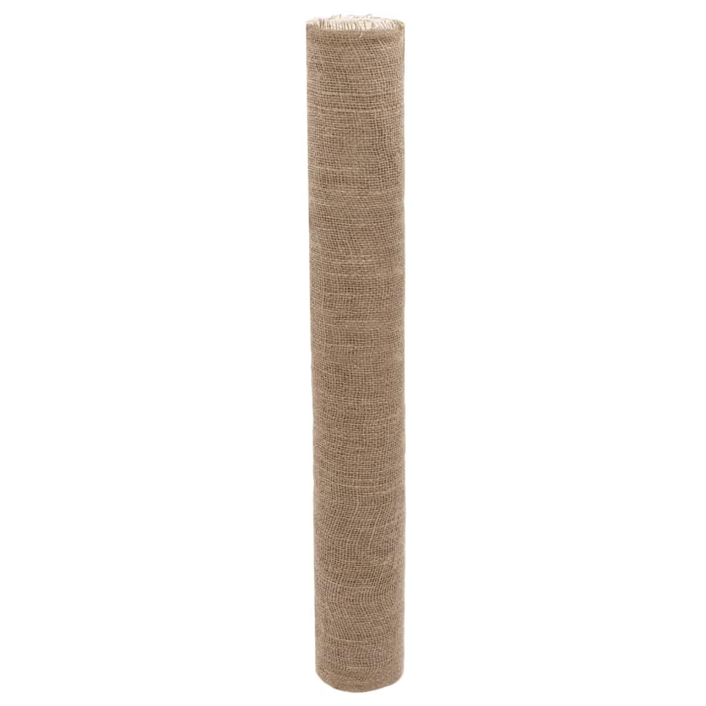 Juterolle 1x15m Dekoband für Hochzeiten Tischläufer Deko Basteln Sackleinen Stoffbahn rustikal Tischdeko Garten DIY Material