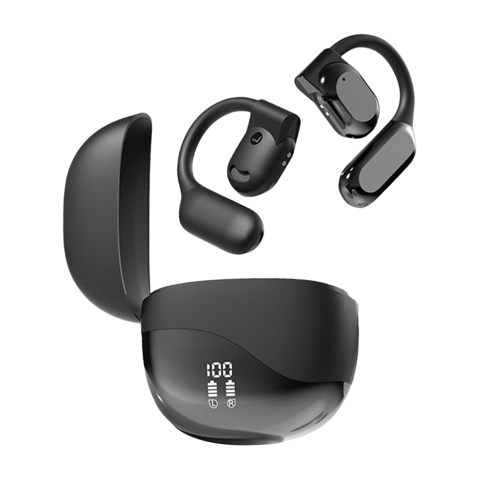 Cuffie a conduzione ossea | Cancellare le cuffie di chiamata | Auricolari wireless per tablet | Auricolari per l'apprendimento, auricolari a riduzione del rumore 6x6 cm/2,36x2,36 pollici per appre