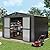 Domi Outdoor Storage Shed 10x8 FT, Metal Tool Sheds Storage House with Lockable Double Door,Large Bike Shed Waterproof for Garden,Backyard,Lawn