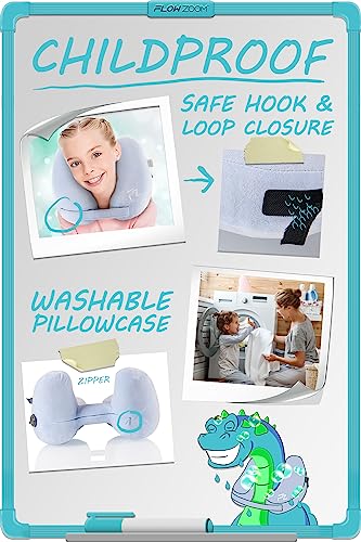 FLOWZOOM-AIR-Travel-Pillow-for-Kids-Inflatable-Kids-Neck-Pillow-for-Travel-Kids-Travel-Cushion-Skyblue