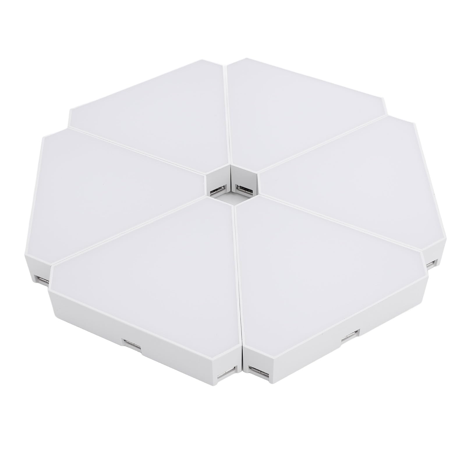 RGB LED Dreieck Wandleuchte Modulares Design Musik Sync APP Fernbedienung Heimkino 6 Packungen