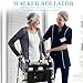 Large Walker Bag with Water Cup Holder,Walker Basket,Walker Accessories,Walker Bags for Folding Walker,Walker Bags for Seniors,Bag for Walker,Foldable Walker Storage Bag