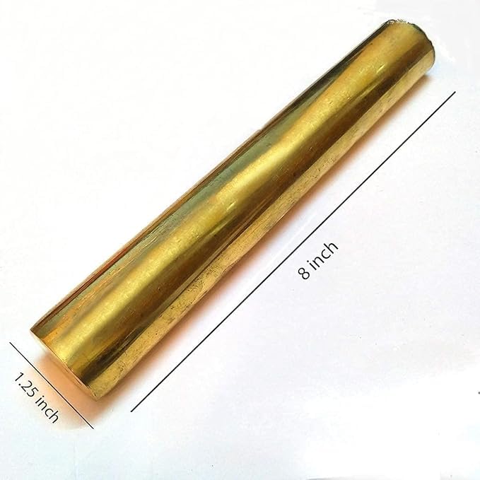 Generic Brass Geopathic Stress Rods/Geopathic Neutralizer Brass Rods for Vastu Length 8 Inch Approx Removes Out The Negative Effects and Helps in Improving The Status of Money (Pack of 1), Golden