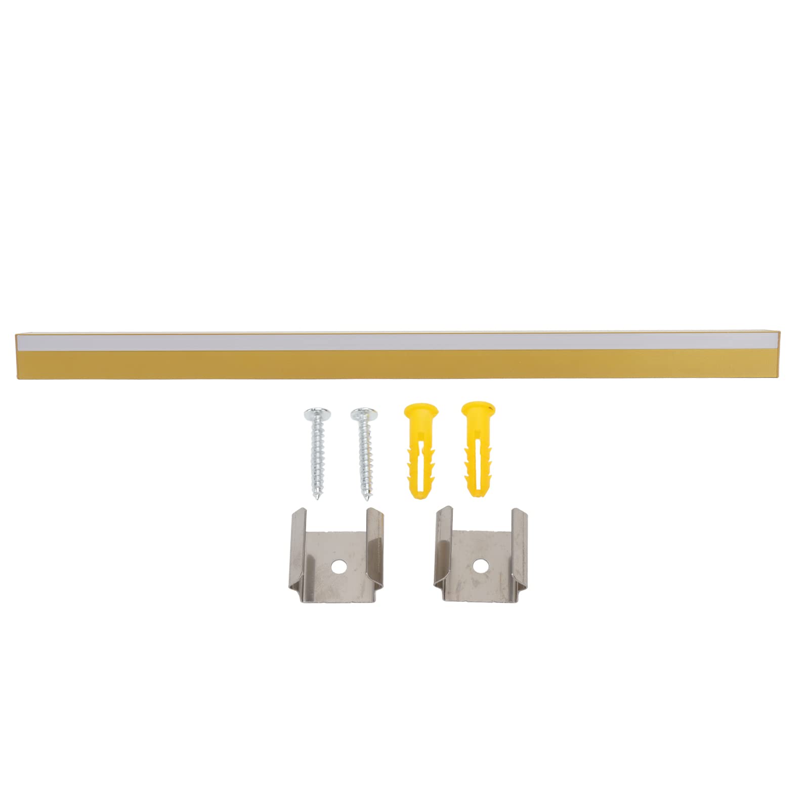 Aramox Długi Pasek LED Kinkiet Stop Aluminium Akryl Nowoczesna Długa ścienna AC176 do 264V IP43 3000K Ciepłe światło Pionowe lub Poziome na Patio w Salonie na Werandzie (60cm)