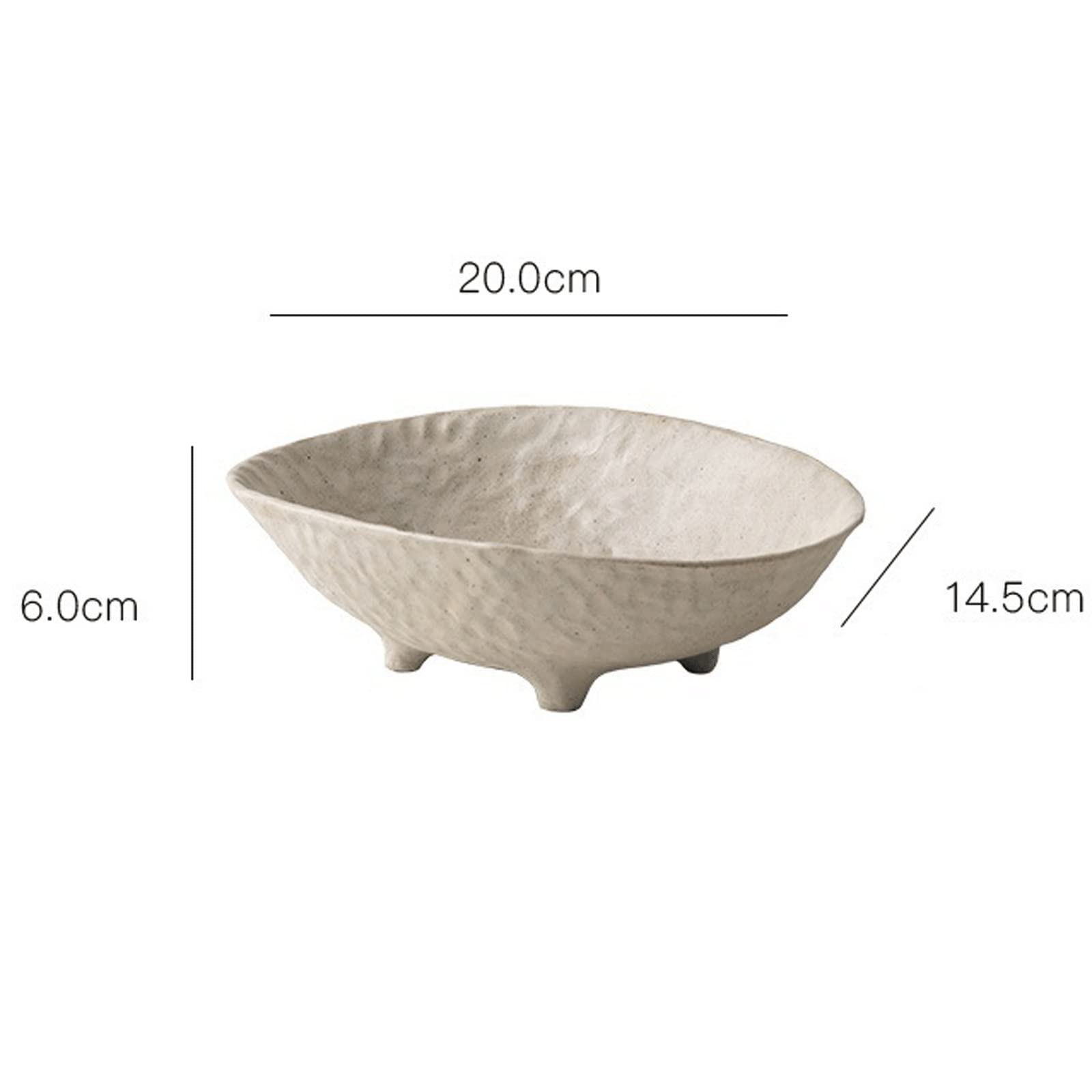 ULTRAWAVE Miski do kuchni wewnętrzna miska sałatkowa gospodarstwo domowe duża ceramiczna kwadratowa miska na zupę kreatywna prosta miska do zupy nordycka osobowość miska na zupę salaterka (2 szt.)
