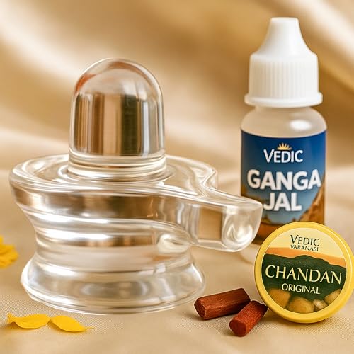 Sphatik Shivling Original (40-50g) | Certified Crystal Shivling f...